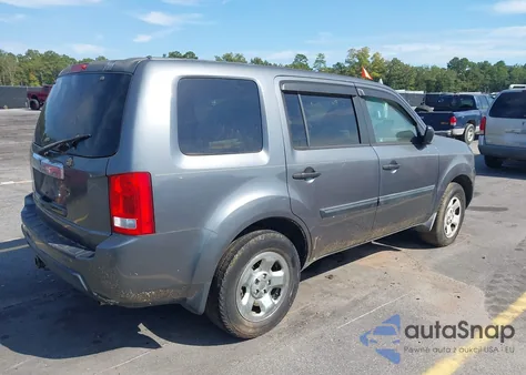 2010 Honda Pilot Lx from USA, damaged, VIN 5FNYF3H28AB012070